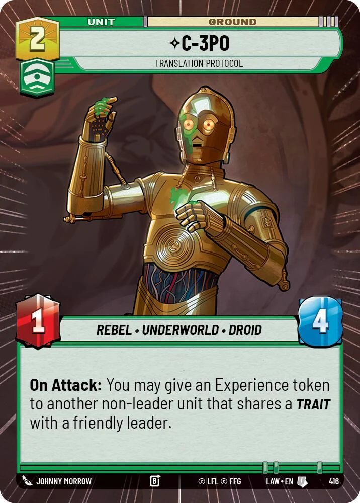 C-3PO - Translation Protocol (Hyperspace) - 416 - Uncommon