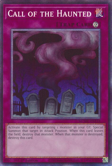 Call of the Haunted (Collector's Rare) - MZMU-EN118 - Collector's Rare - 1st Edition