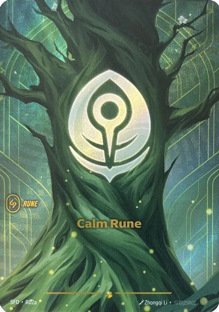 Calm Rune (Alternate Art) - R02a - Showcase