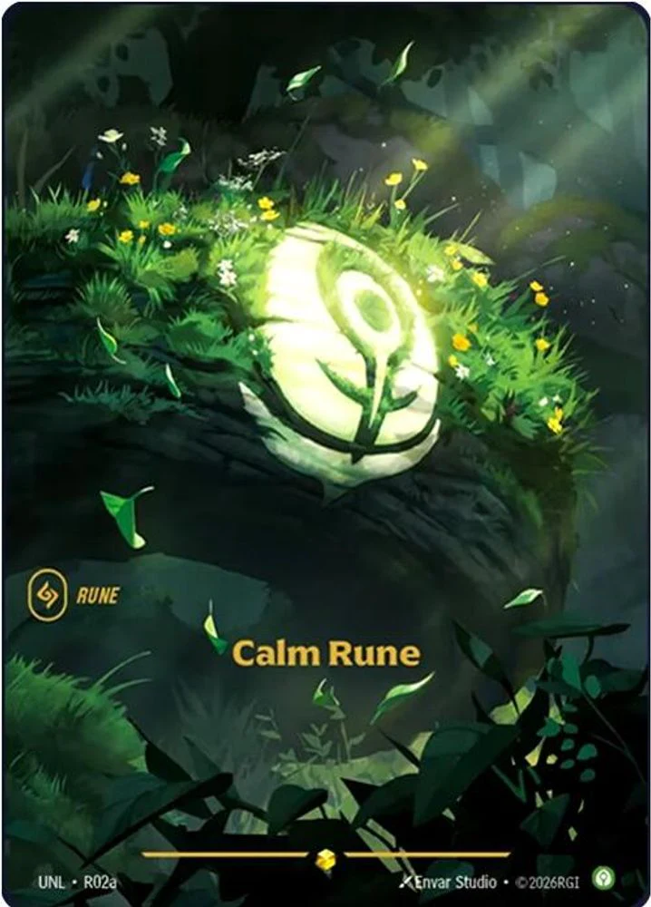 Calm Rune (Alternate Art) - R02a - Showcase