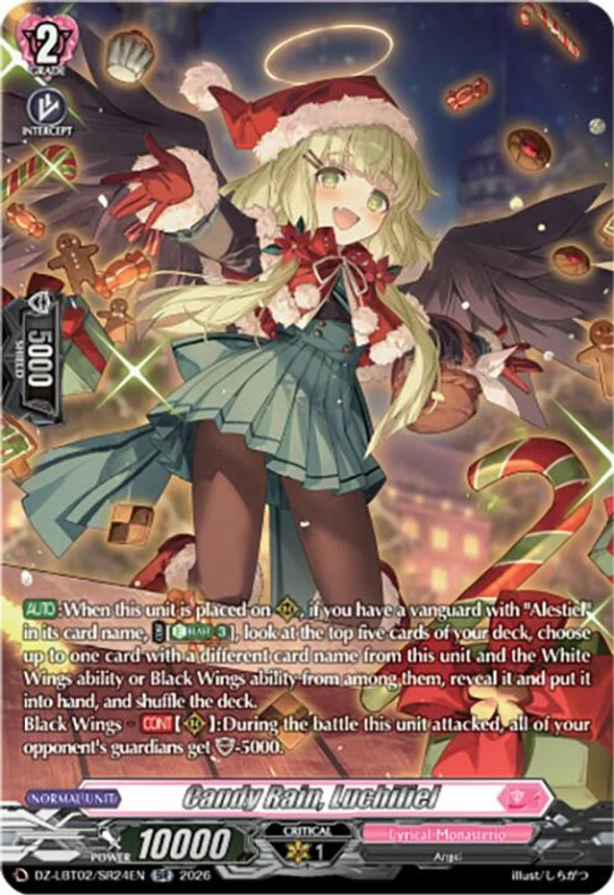 Candy Rain, Luchiliel (SR) - DZ-LBT02/SR24EN - Silver Rare
