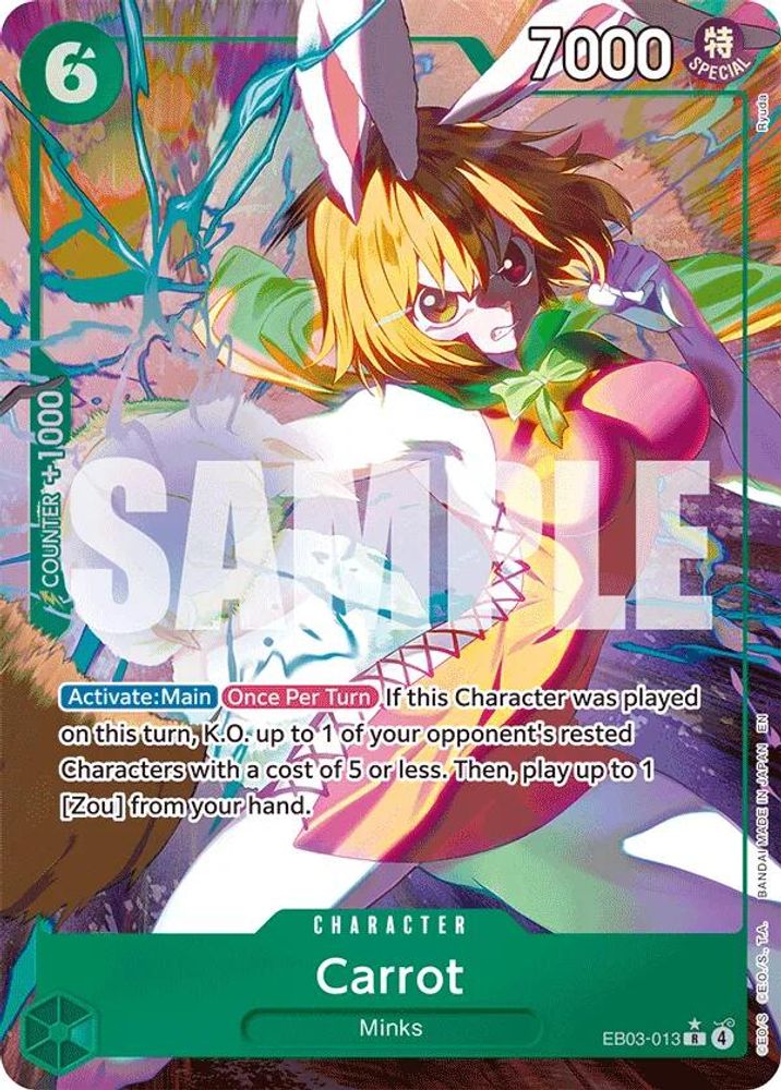 Carrot (Alternate Art) - EB03-013 - Rare