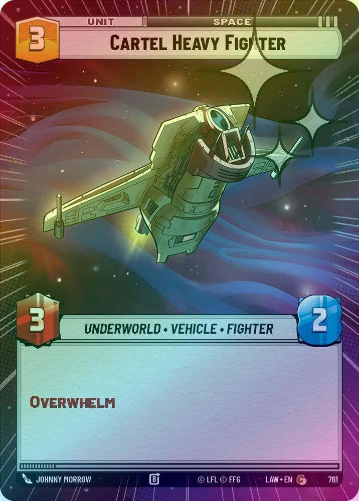 Cartel Heavy Fighter (Hyperspace Foil) - 761 - Common (Foil)