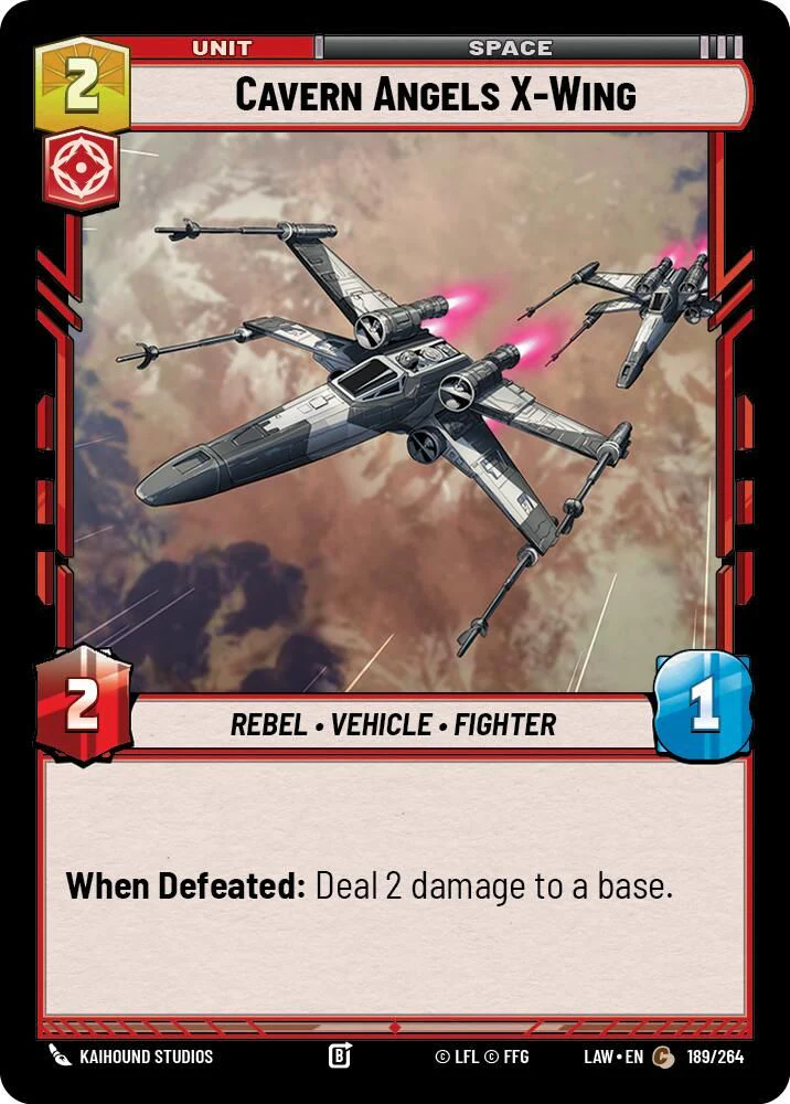 Cavern Angels X-Wing - 189/264 - Common
