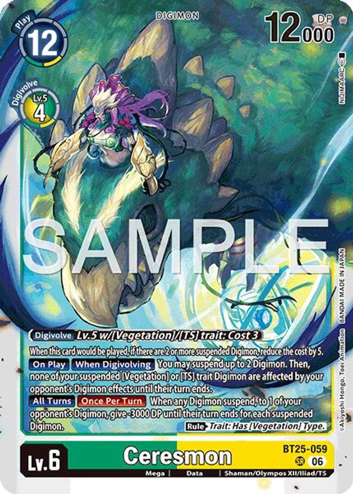 Ceresmon - BT25-059 - Super Rare