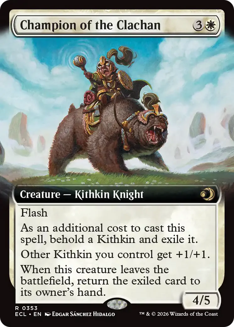 Champion of the Clachan - Extended Art (ECL)