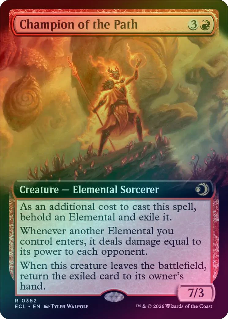 Champion of the Path - Extended Art (Foil) (ECL)