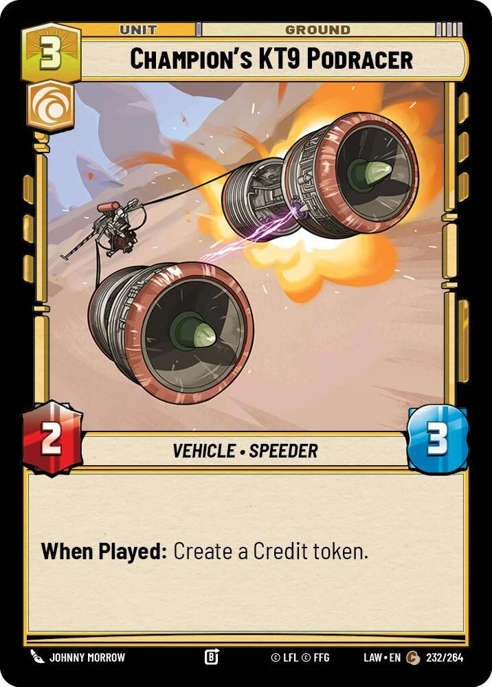 Champion's KT-9 Podracer - 232/264 - Common
