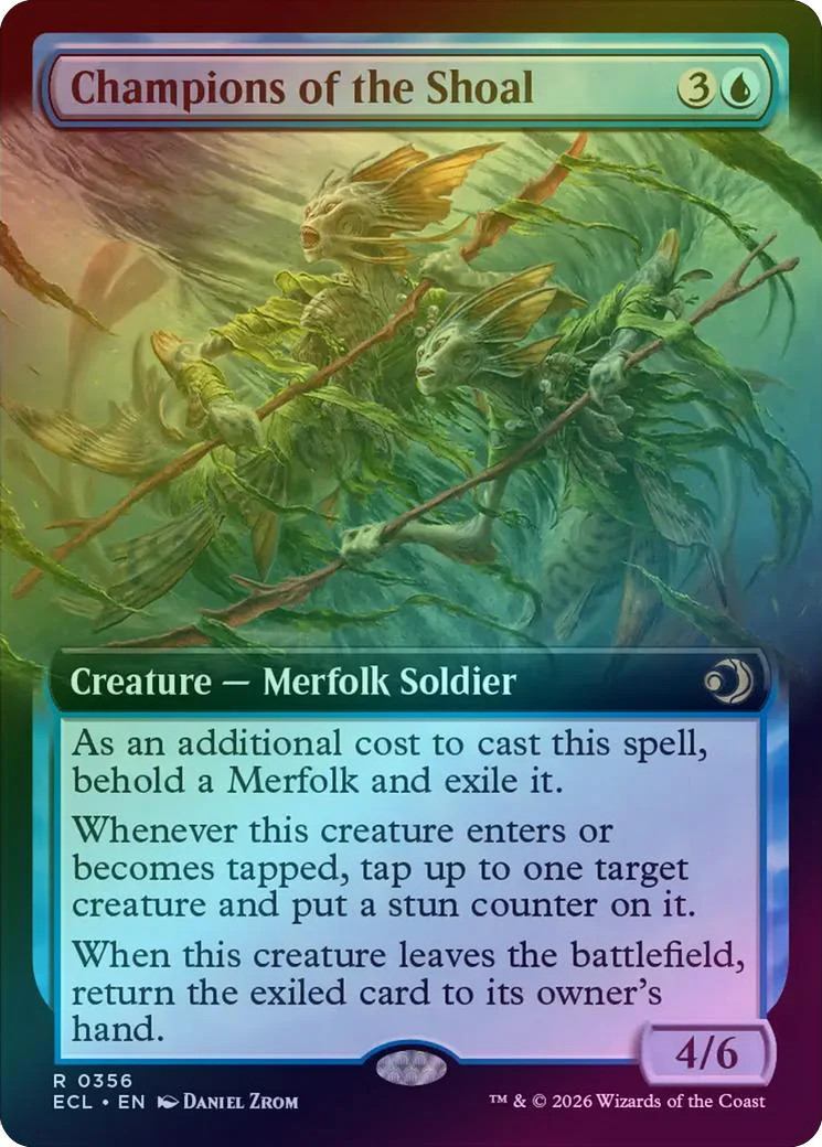 Champions of the Shoal - Extended Art (Foil) (ECL)