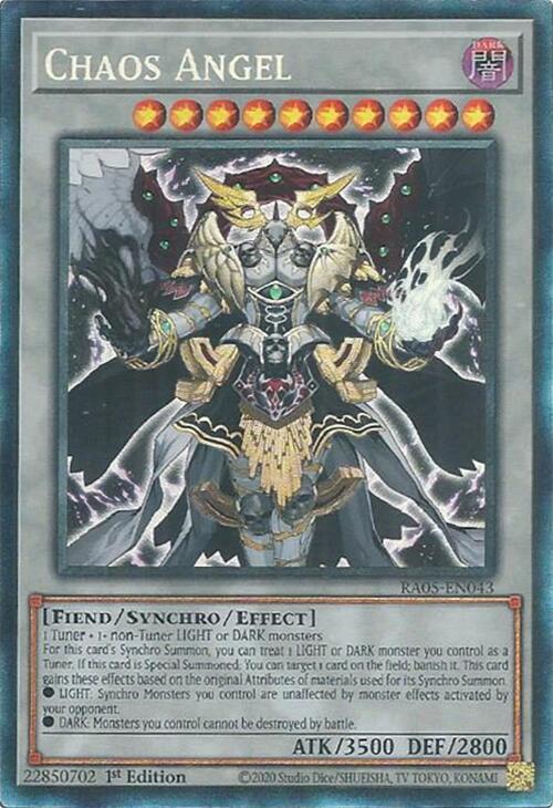 Chaos Angel (PCR) - RA05-EN043 - Prismatic Collector's Rare - 1st Edition