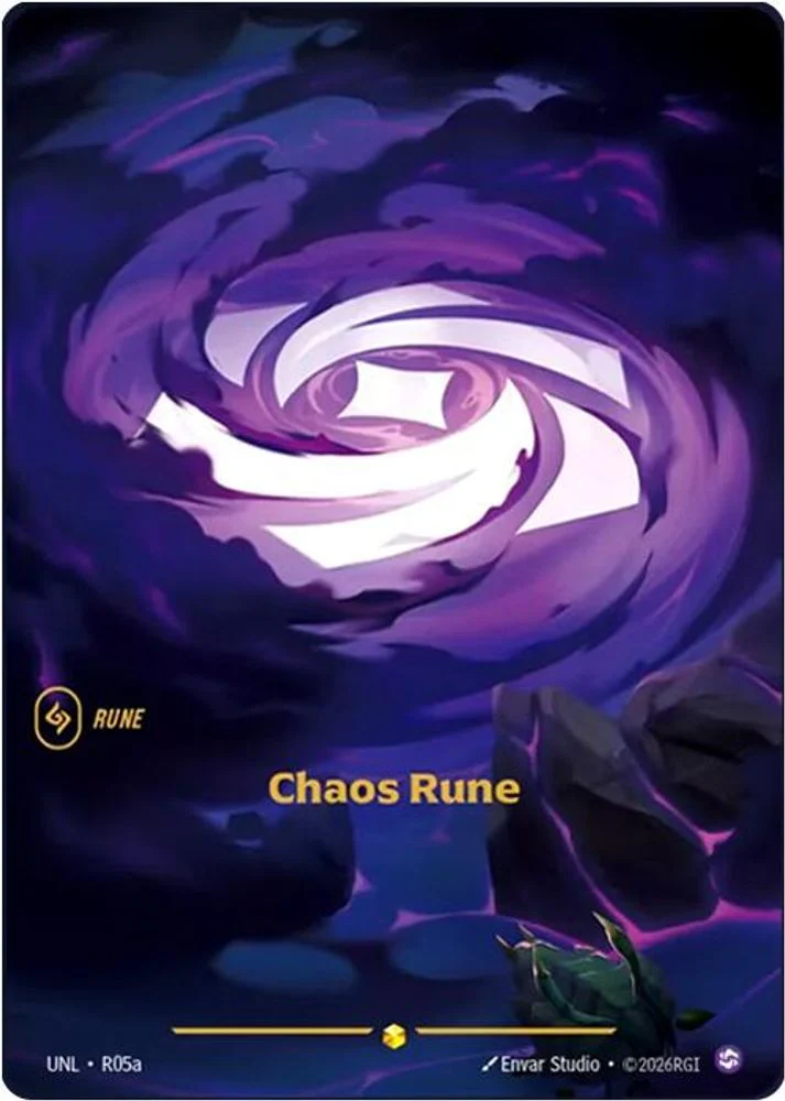 Chaos Rune (Alternate Art) - R05a - Showcase