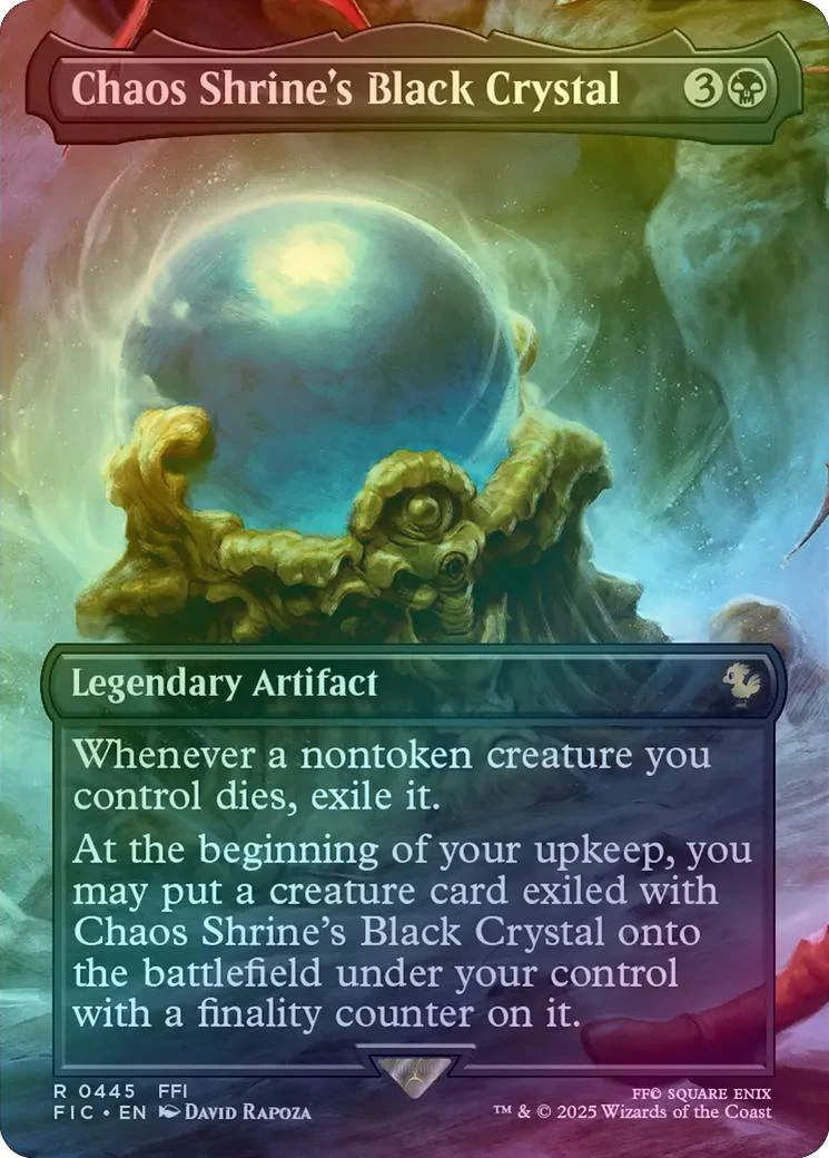 Chaos Shrine's Black Crystal - Borderless (Foil) (FIC)