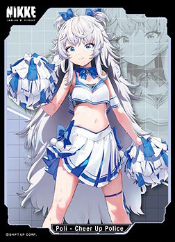 Character Sleeve - Goddess of Victory: Nikke "Poli-Cheer Up Police" - 65ct Standard Size