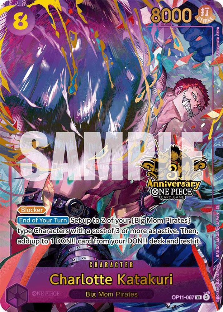 Charlotte Katakuri (Japanese 3rd Anniversary Set) - OP11-067 - Super Rare