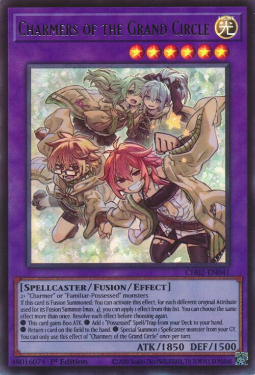 Charmers of the Grand Circle (Ultra Rare) - CH02-EN041 - Ultra Rare - 1st Edition