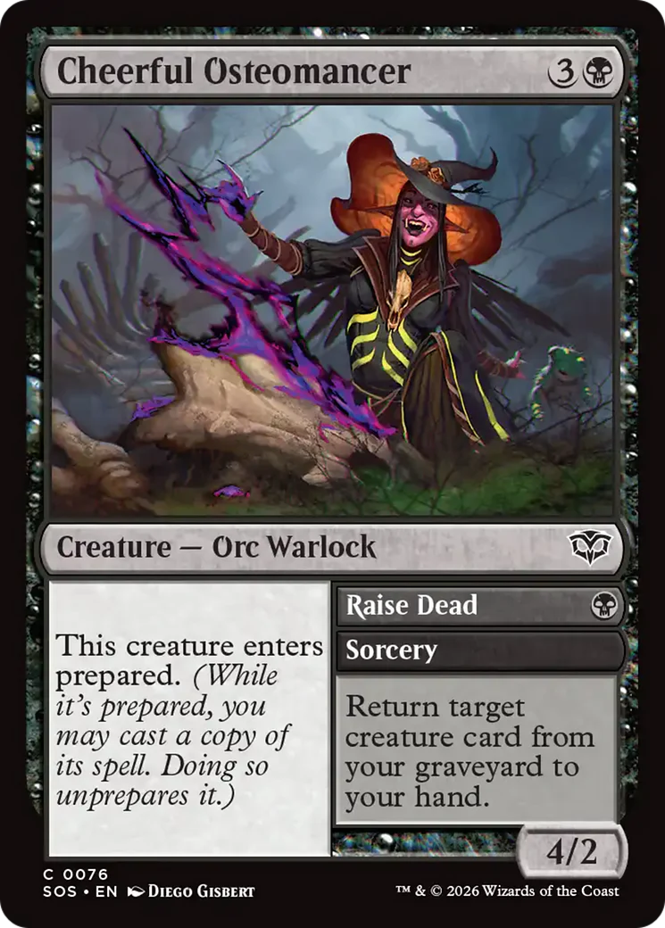 Cheerful Osteomancer // Raise Dead (SOS)