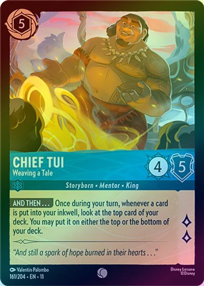 Chief Tui (Weaving a Tale) - 161/204 - Common (Foil)