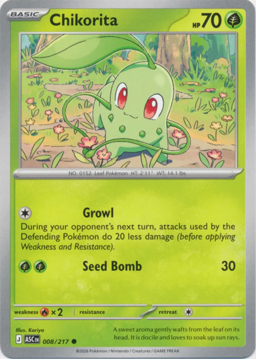 Chikorita - 008/217 - Common