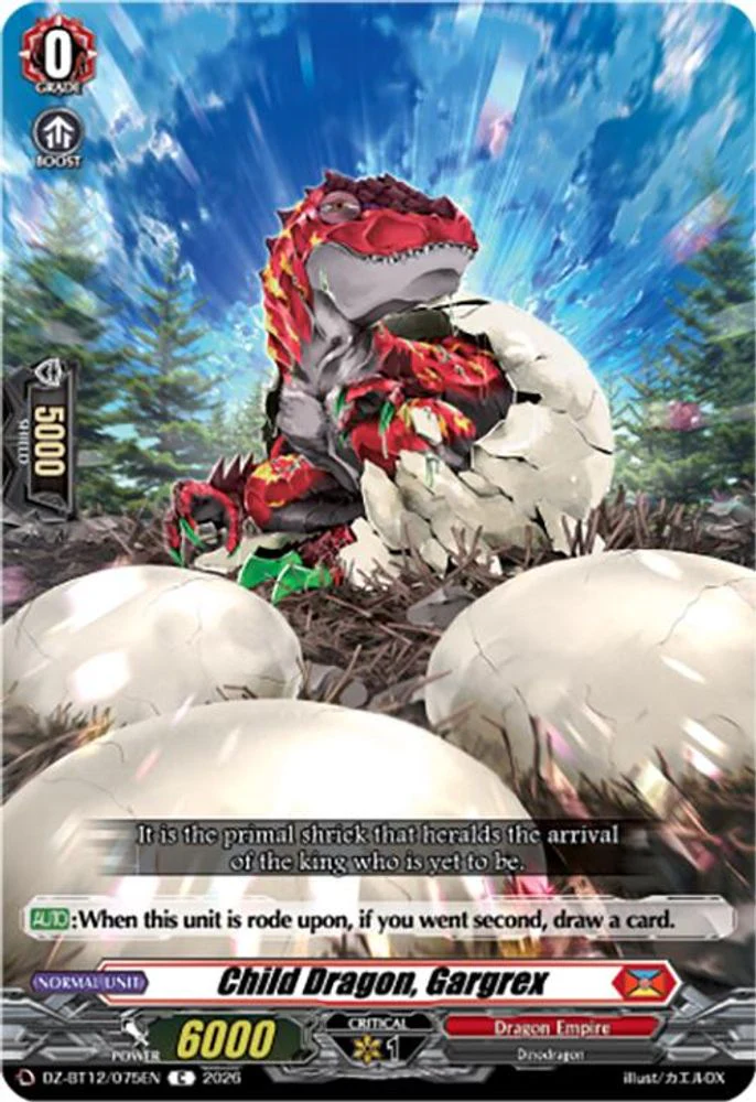 Child Dragon, Gargrex - DZ-BT12/075EN - Common