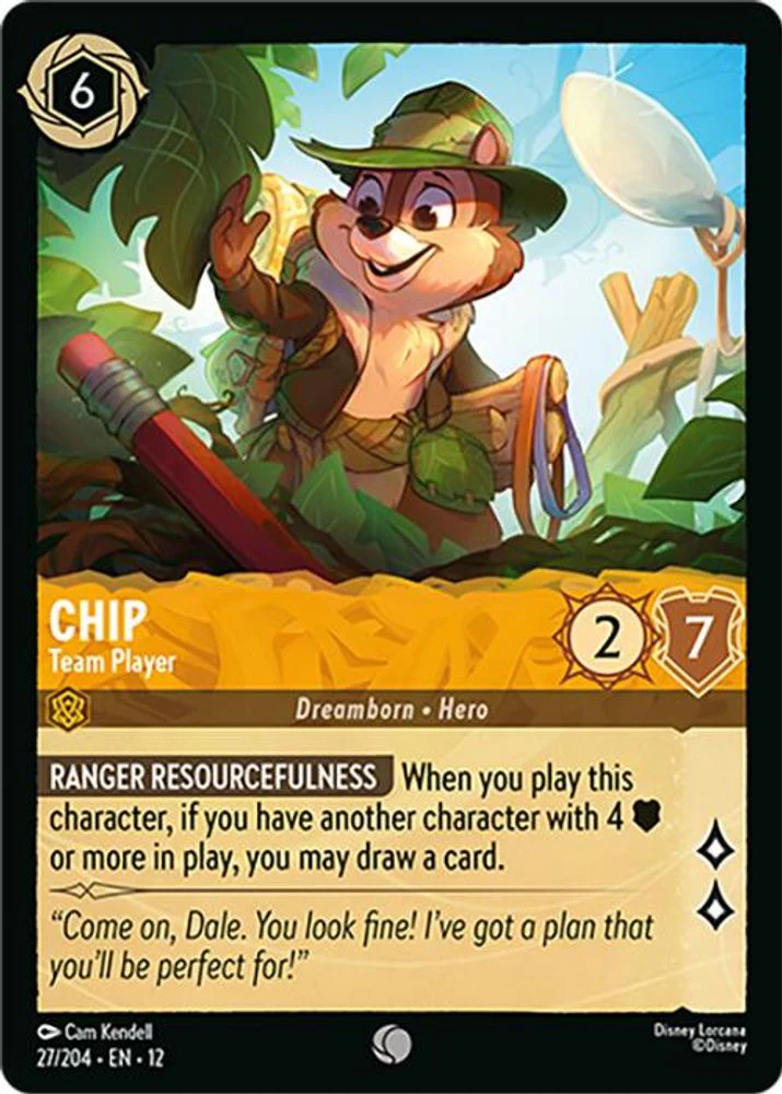 Chip (Team Player) - 27/204 - Common