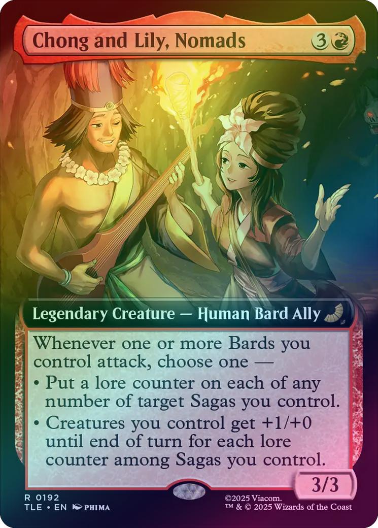 Chong and Lily, Nomads - Extended Art (Foil) (TLE)