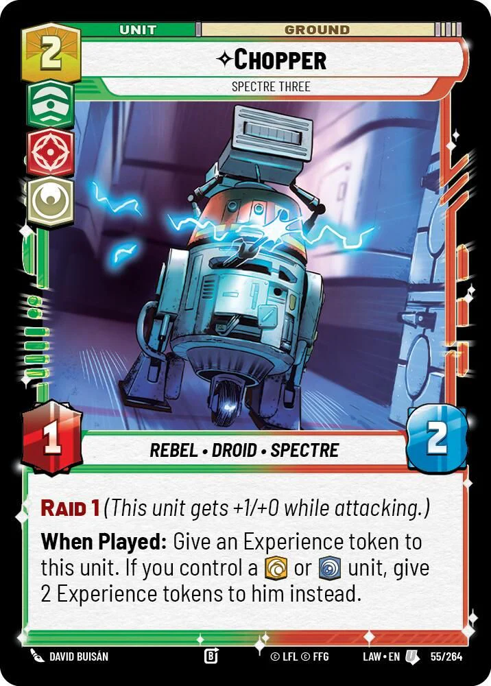 Chopper - Spectre Three - 55/264 - Uncommon