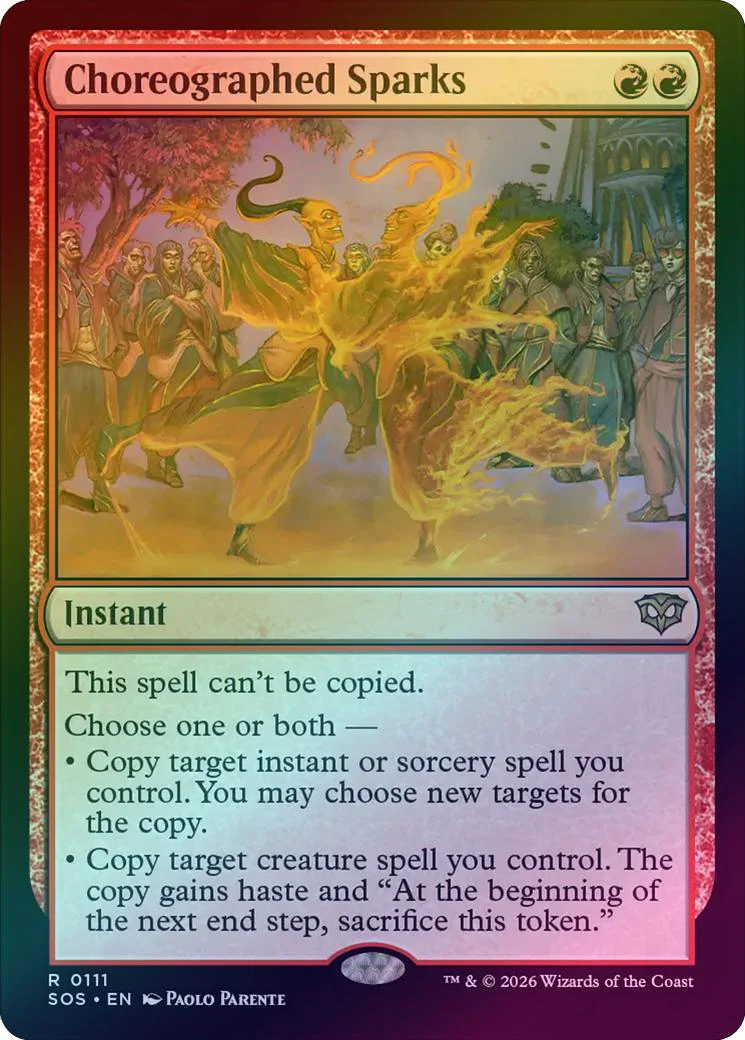 Choreographed Sparks (Foil) (SOS)