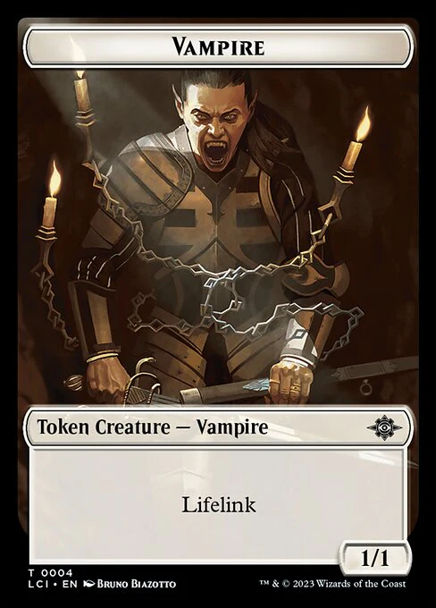 City's Blessing // Vampire (004) Token (TLCC) - Image 2