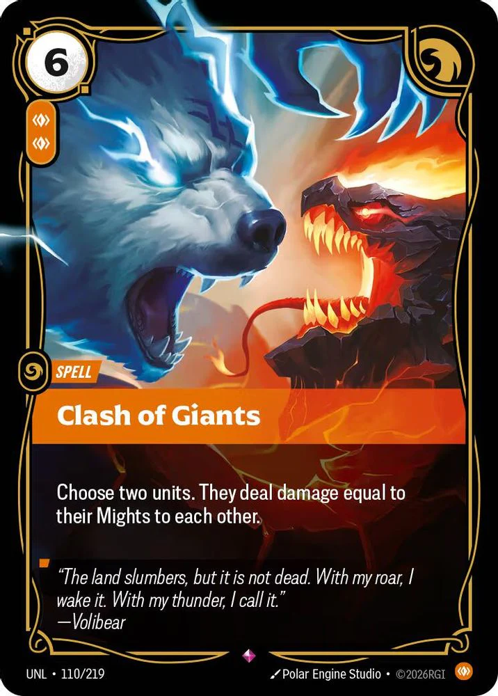 Clash of Giants - 110/219 - Rare