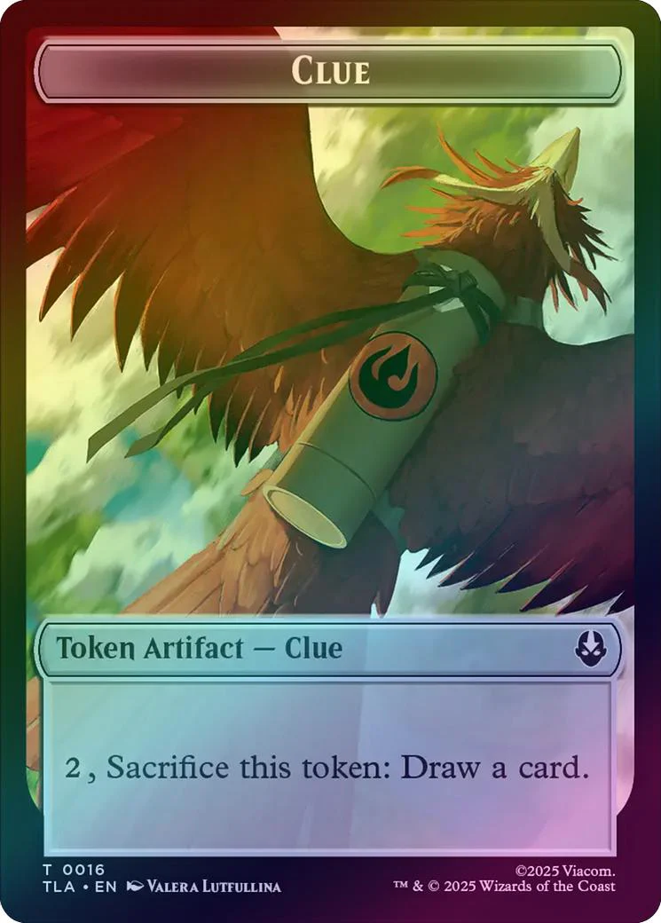 Clue (016) // Ally (008) Token (Foil) (TTLA)
