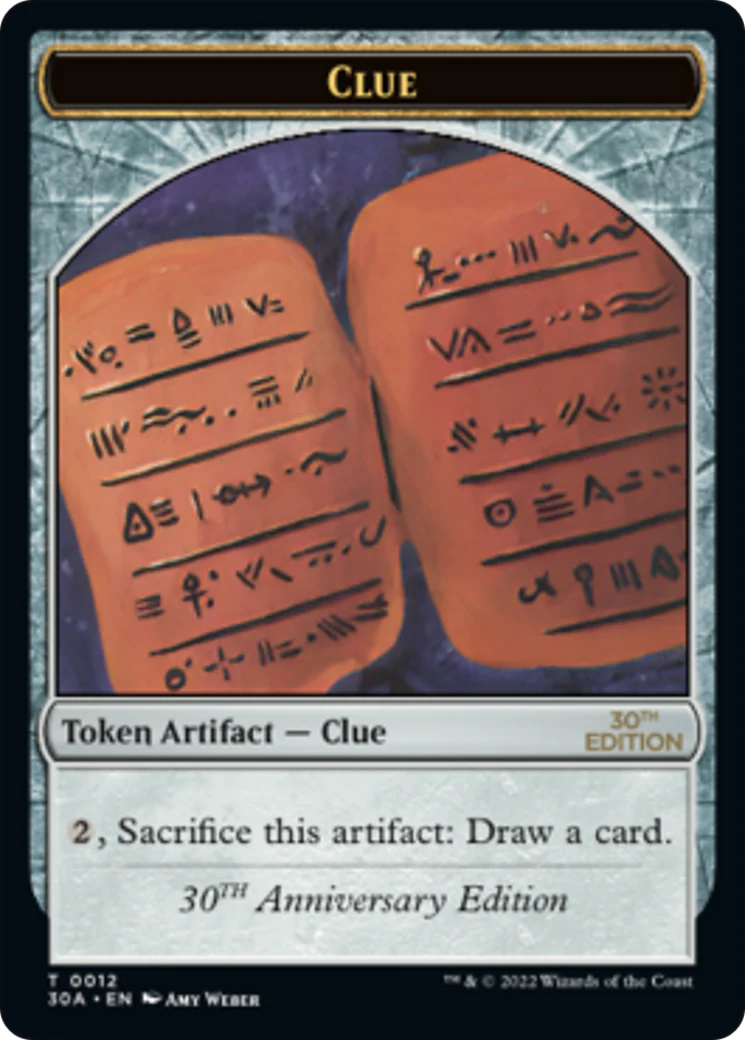 Clue Token (0012) (T30A)