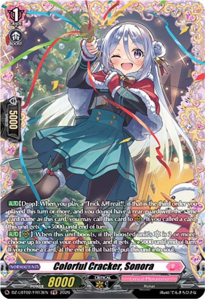 Colorful Cracker, Sonora (FR) - DZ-LBT02/FR13EN - Frame Rare