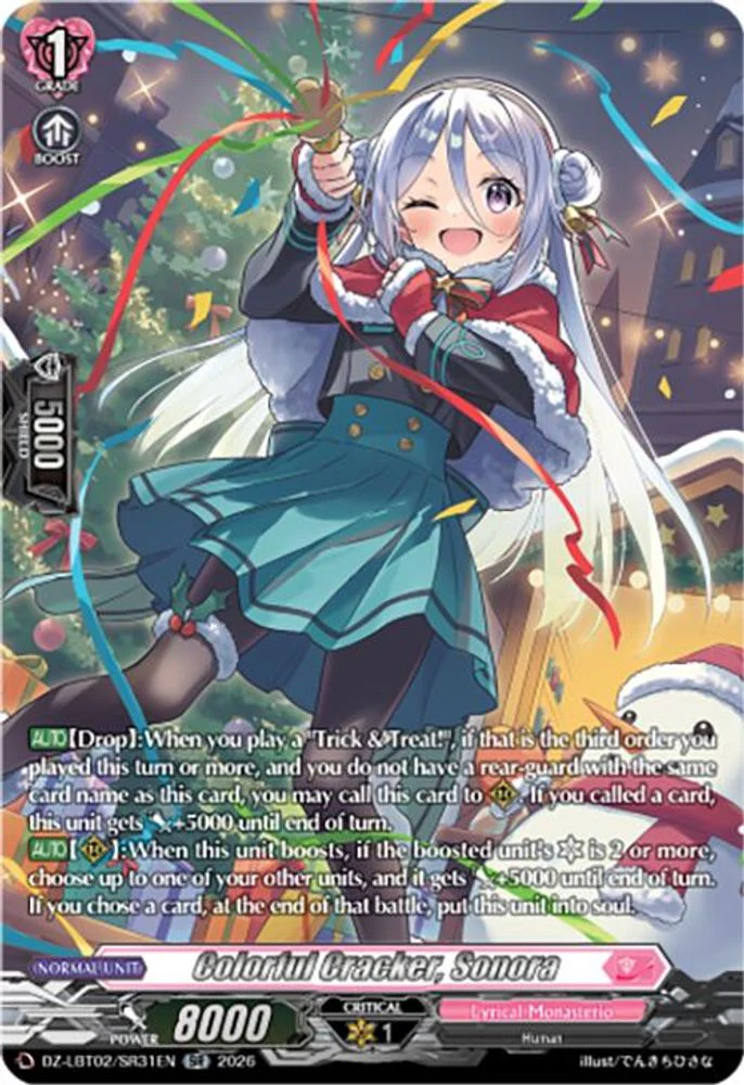 Colorful Cracker, Sonora (SR) - DZ-LBT02/SR31EN - Silver Rare