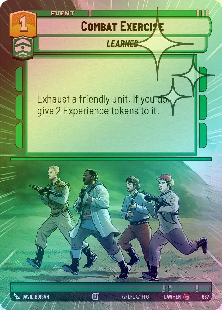Combat Exercise (Hyperspace Foil) - 667 - Common (Foil)