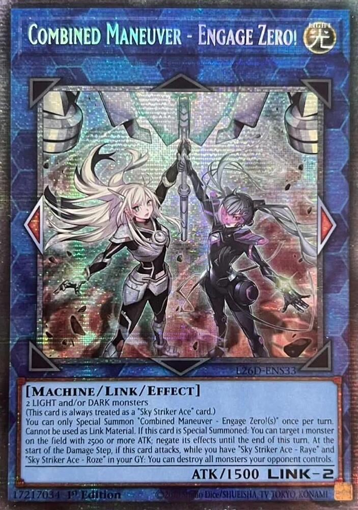 Combined Maneuver - Engage Zero! - L26D-ENS33 - Starlight Rare - 1st Edition
