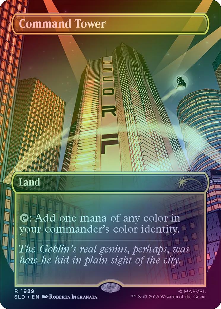 Command Tower - Marvel's Spider-Man: Villainous Plots (Rainbow Foil) (SLD)