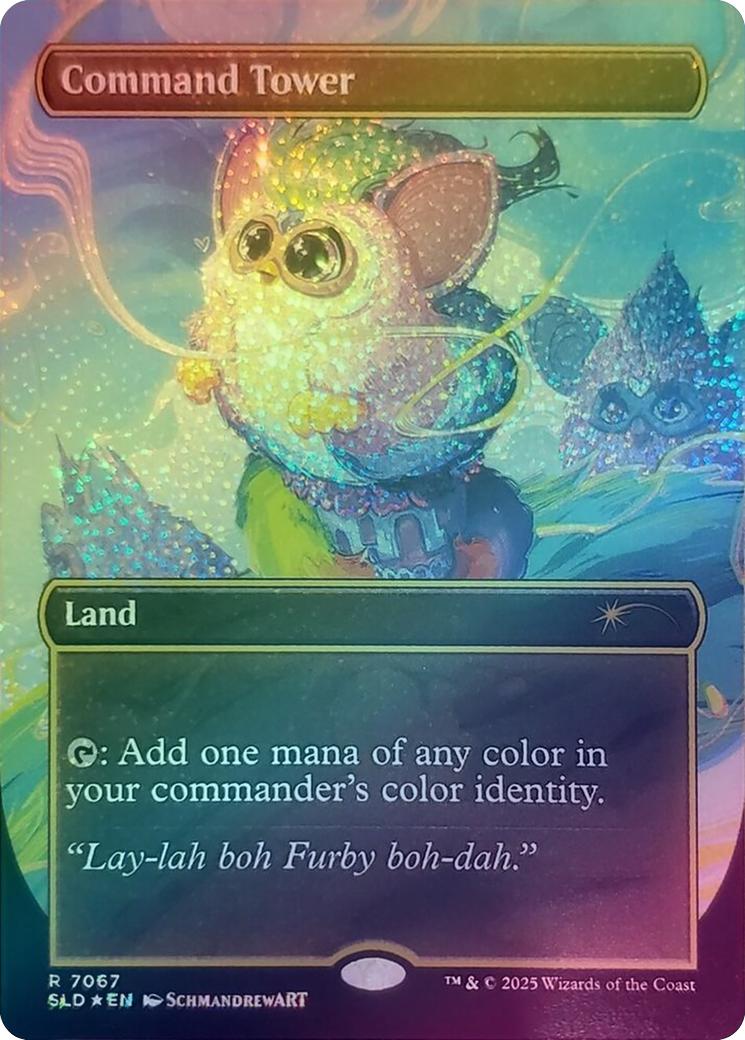 Command Tower - FURBY Bonus Card (Confetti Foil) (SLD)