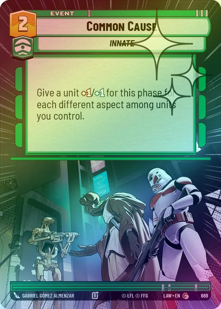 Common Cause (Hyperspace Foil) - 669 - Common (Foil)