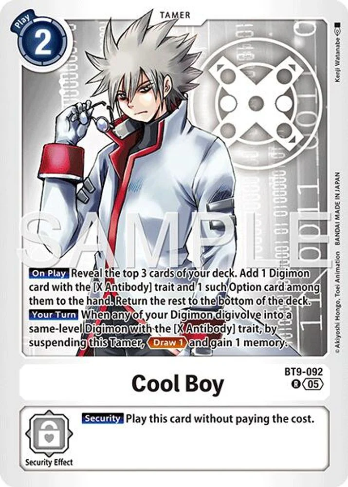 Cool Boy - BT9-092 (Block 5 Reprint) - BT9-092 - Rare