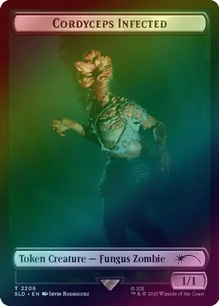 Cordyceps Infected Token - The Last Of Us Part II (Rainbow Foil) (SLD)