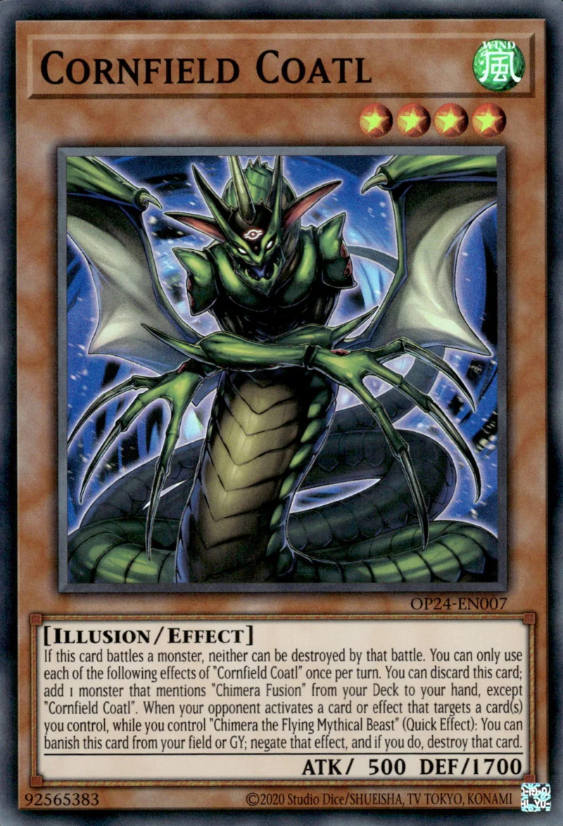 Cornfield Coatl - OP24-EN007 - Super Rare - Unlimited