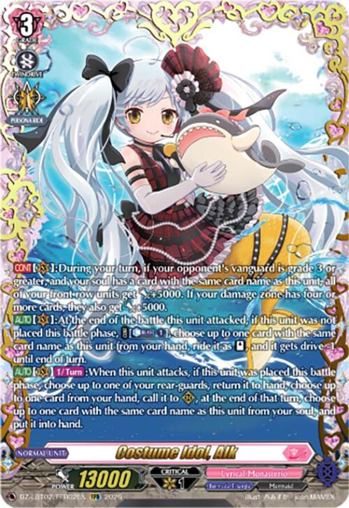 Costume Idol, Alk (FFR) - DZ-LBT02/FFR02EN - Double Frame Rare