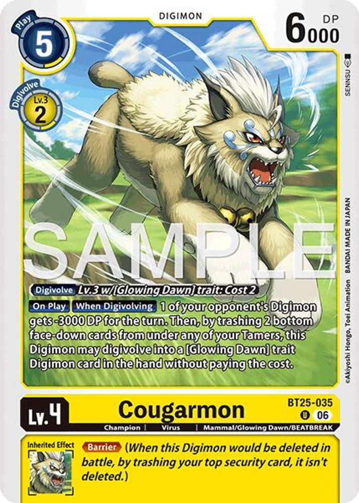 Cougarmon - BT25-035 - Uncommon