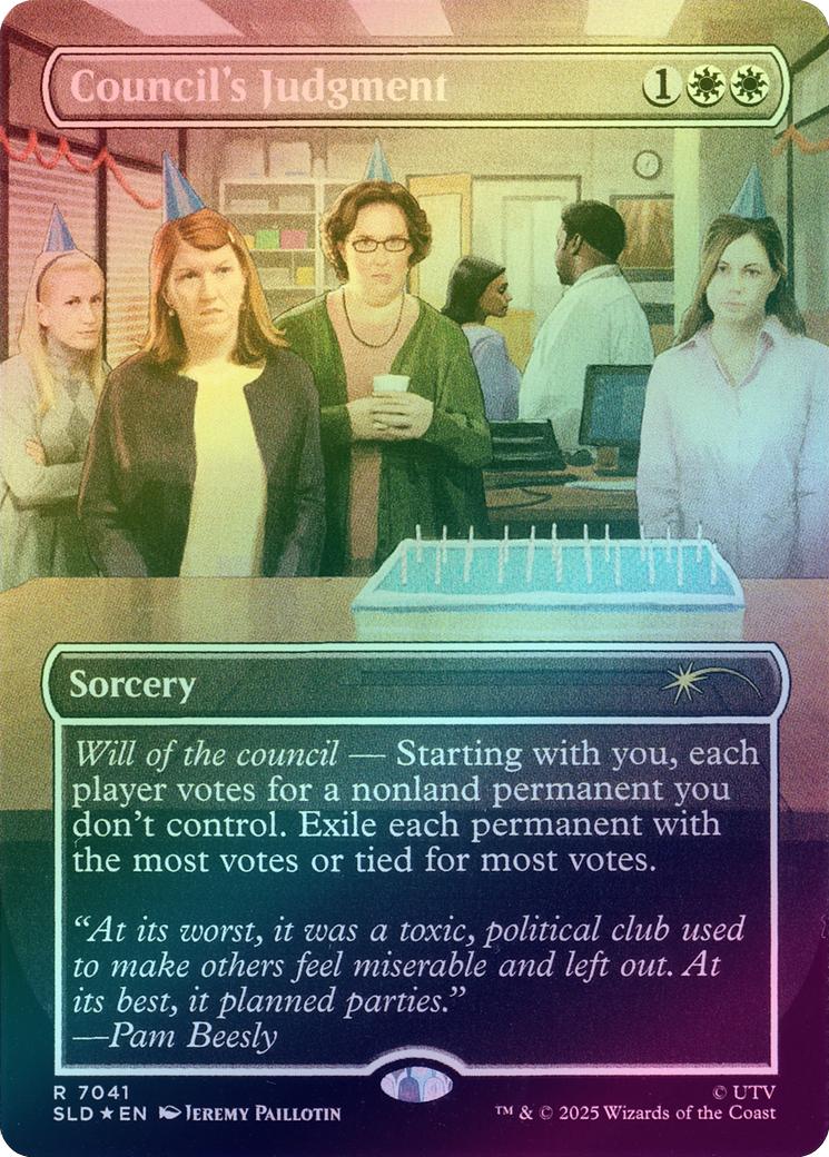 Council's Judgment - The Office: Bonus Card (Foil) (SLD)
