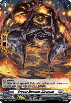 Craggy Monster, Girgrand (Foil) - D-PR/563EN - Promo