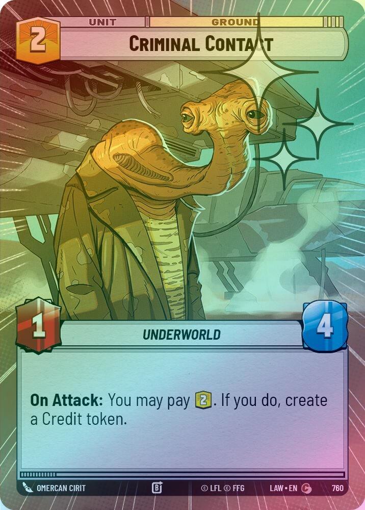 Criminal Contact (Hyperspace Foil) - 760 - Common (Foil)