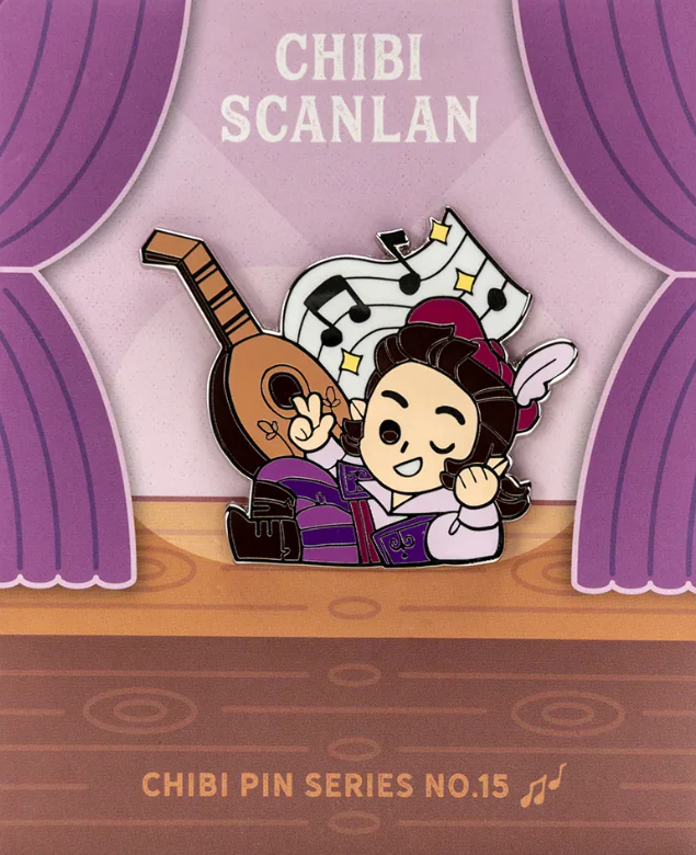 Critical Role - Chibi Pin No. 15 - Scanlan Shorthalt