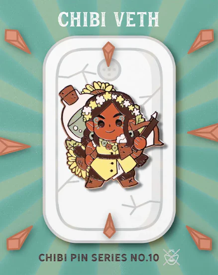 Critical Role Chibi Pin No. 10 - Veth Brenatto