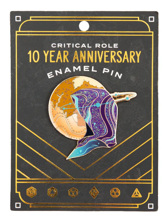 Critical Role - 10 Year Anniversary Enamel Pin