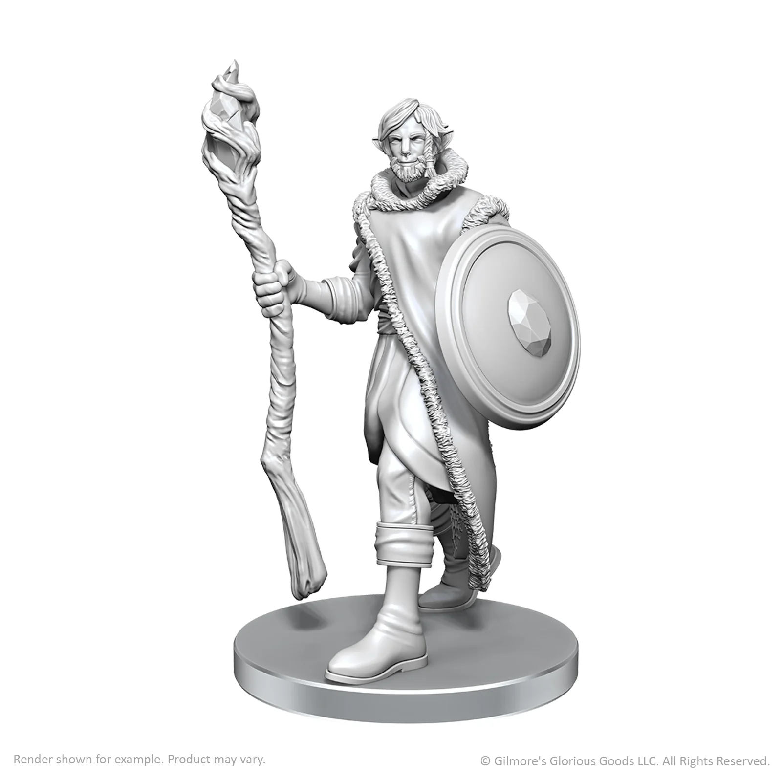 Critical Role: Unpainted Minis - Mollymauk Tealeaf & Caduceus Clay [90790] - Image 2